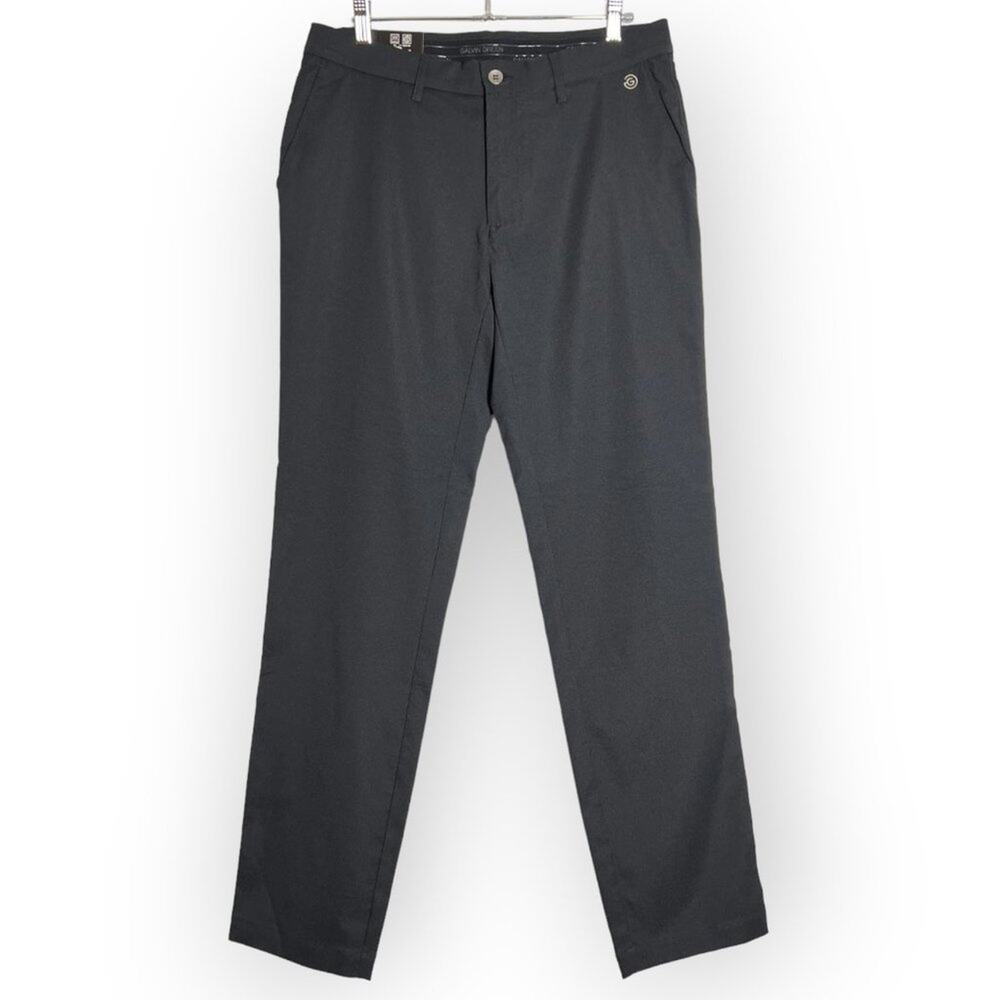 Galvin Green Nixon Trousers SIZE 32x32 Black Golf Pants V1 Sports Stretch NEW